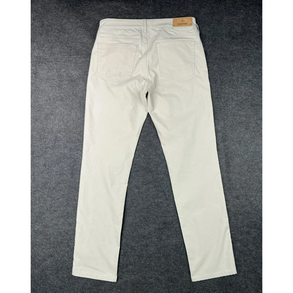 Bluffworks Ascender Chino Pants Mens 30x30 Stone Cell Pocket Utility Performance - Picture 5 of 9